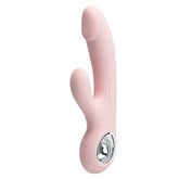 Party Up DAVE USB Rechargeable Rabbit Vibrator Pink Rabbit Vibrators